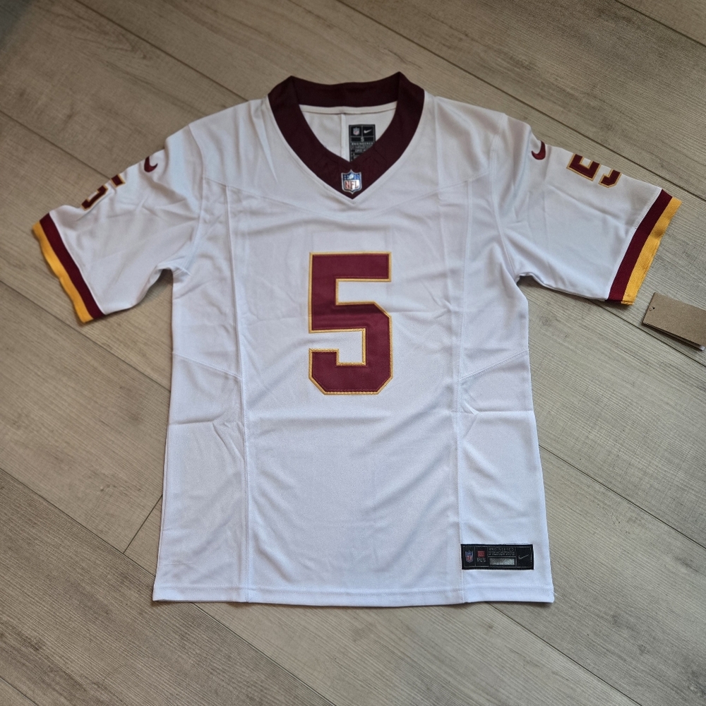 New Jayden Daniels #5 Throwback White Jersey Men - Picture 4 of 4